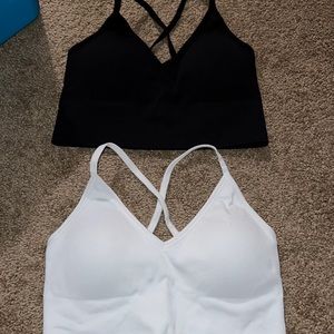 Black and White DSG sports bra